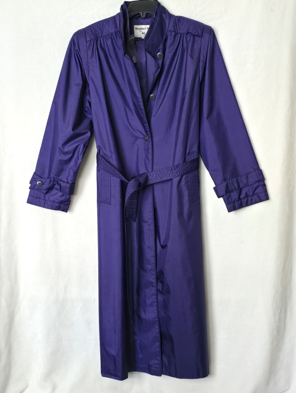Vintage 80's Weather Wise Trench Raincoat - Size 13/14
